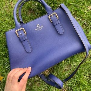 Navy blue Kate spade designer purse